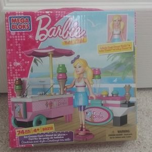 ✨Mega Bloks Legos Barbie Ice Cream Cart 80212